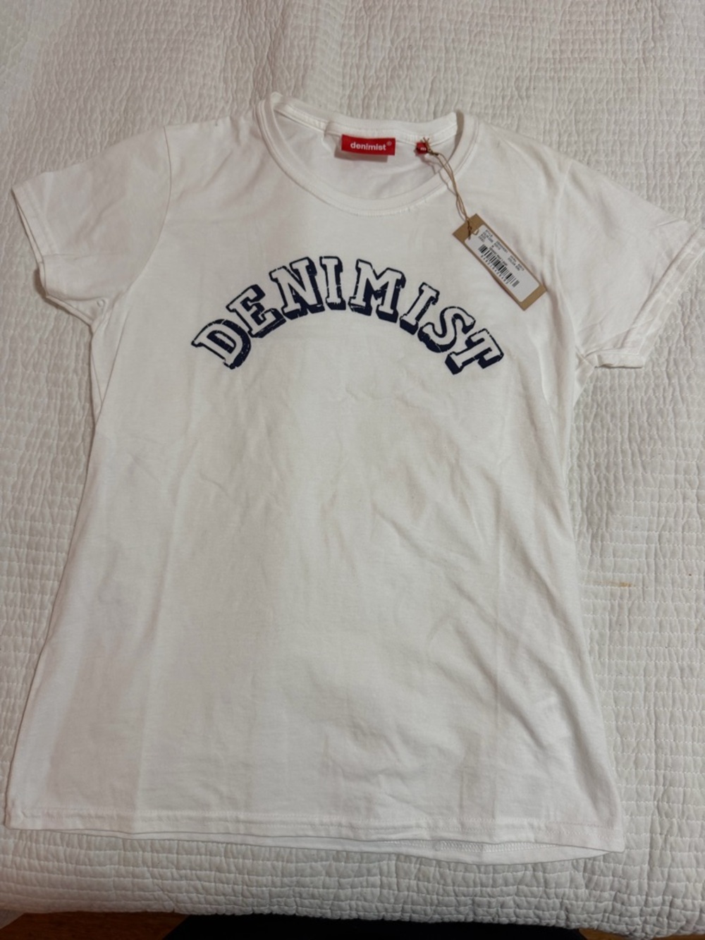 White Short Sleeve Logo Tee